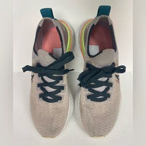 Nike Women's Athletic Shoes - Beige and Black